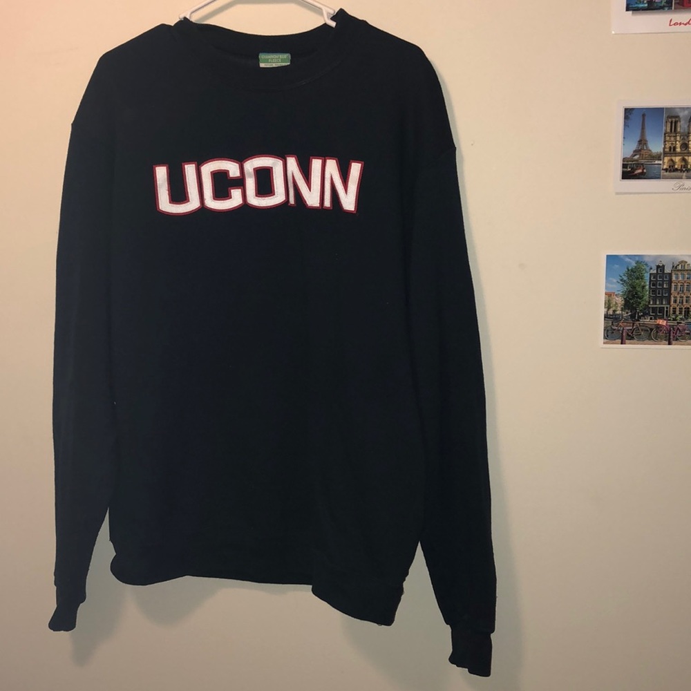 Navy UConn sweatshirt